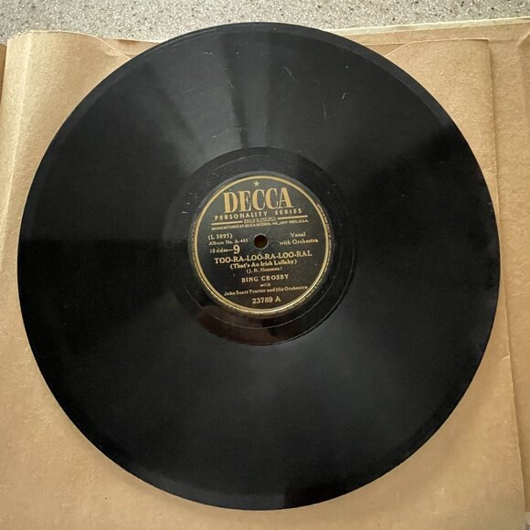 Bing Crosby St. Patrick's Day 5 Record Set Vinyl / 10" Media - Copyright 1946 - Picture 14 of 16